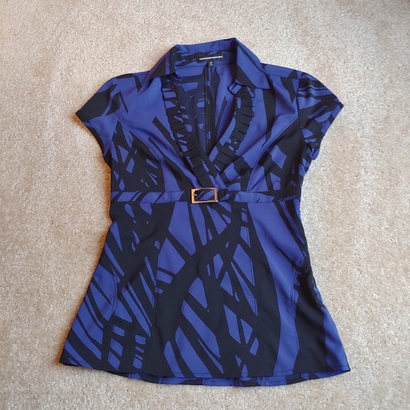 Express Tops - Express design studio collared buckle top